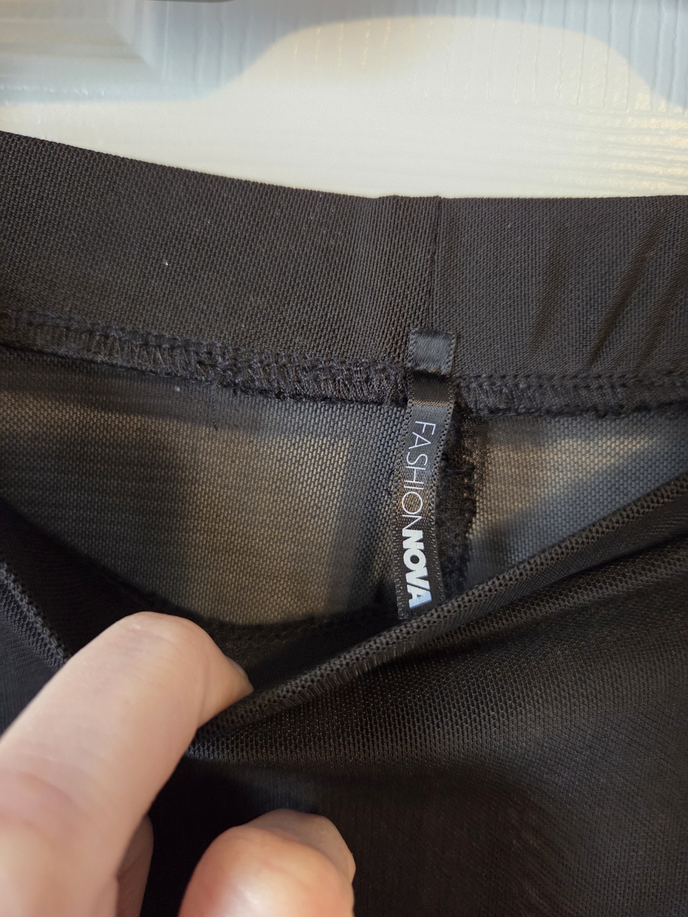 FREE WITH PURCHASE Fashion Nova Sunshine See Through Cover Up Pant - Black - Picture 4 of 7